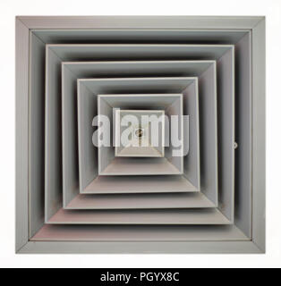 Output of industrial air conditioning. Multi-directional output. Stock Photo