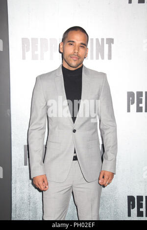 Los Angeles, USA. 28th Aug 2018. Randy Gonzalez  08/28/2018 The World Premiere of 'Peppermint' held at the Regal Cinemas L.A. Live in Los Angeles, CA   Photo: Cronos/Hollywood News Credit: Cronos/Alamy Live News Stock Photo