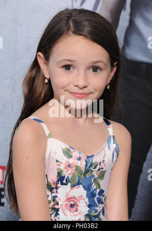 LOS ANGELES - AUG 28: Cailey Fleming at the Peppermint World Premiere