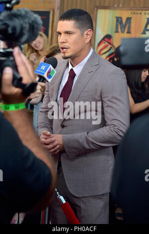 JD Pardo attending the premiere of FX's 'Mayans M.C.' at TCL Chinese Theatre on August 28, 2018 in Hollywood, California. Stock Photo