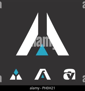 A and Y initial letters creative logo template Stock Vector