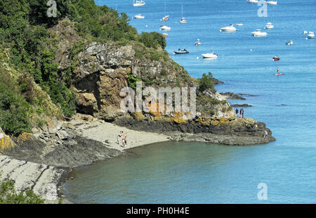 Pointe du Hock in Cancale (Brittany, France). Stock Photo