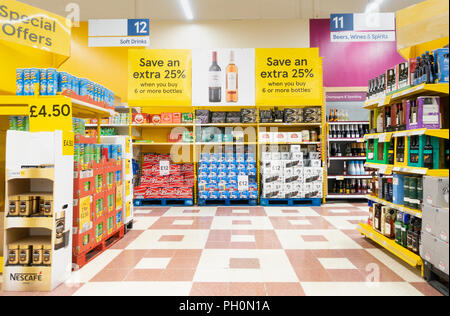 Tesco supermarket/store. UK Stock Photo - Alamy