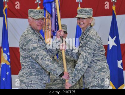 From right, Master Sgt. Amber Rolph and Staff Sgt. Taylor Rix, both ...