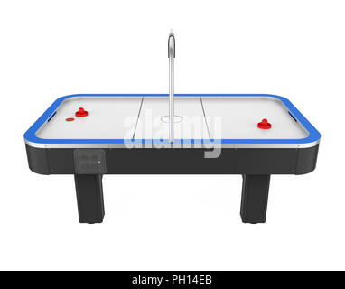 Air Hockey Table Isolated Stock Photo