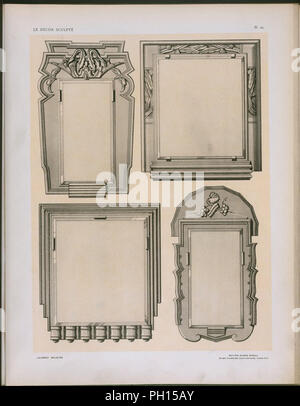 architectural mouldings samples Stock Photo