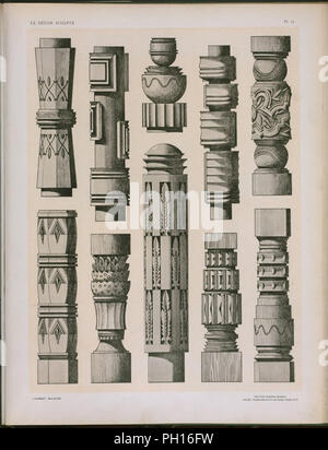 architectural mouldings samples Stock Photo