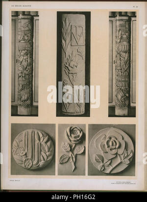 architectural mouldings samples Stock Photo