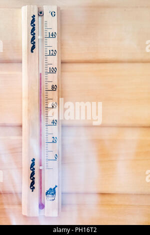 thermometer degrees showing wooden alamy celsius