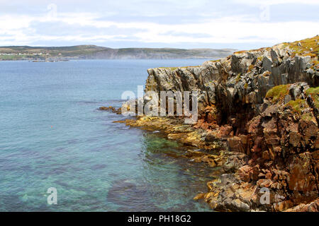 Travel Newfoundland, Canada.  Seaside photos. Stock Photo
