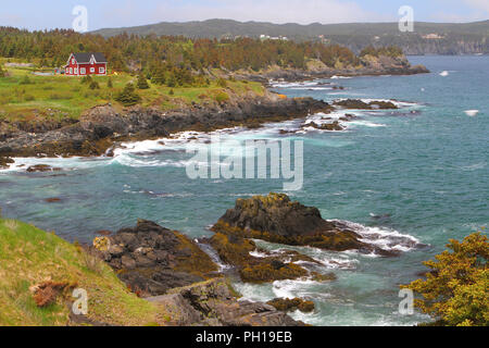 Travel Newfoundland, Canada.  Seaside photos. Stock Photo