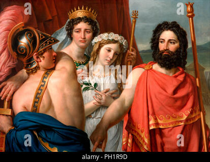 The Anger of Achilles - Jacques-Louis David, 1819 Stock Photo