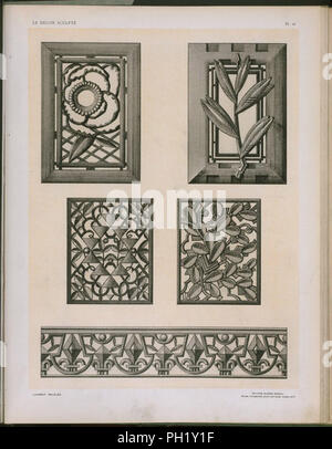 architectural mouldings samples Stock Photo