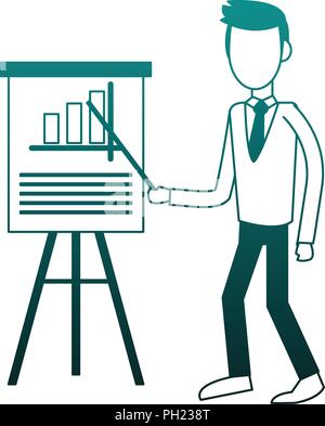 Executive businessman avatar blue lines Stock Vector Image & Art - Alamy