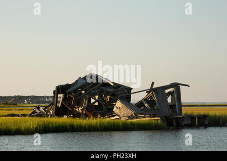 Marsh Of Chincoteague Island Virginia Usa Stock Photo 62029822