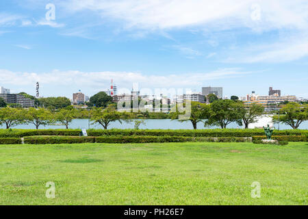 Senba Park, Mito City, Ibaraki Prefecture, Japan. Stock Photo