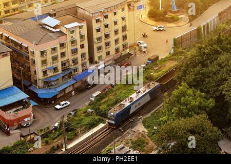 Chongqing, Chongqing, China. 30th Aug, 2018. Chongqing, CHINA-Scenery of Youxi Town in southwest China's Chongqing. Credit: SIPA Asia/ZUMA Wire/Alamy Live News Stock Photo