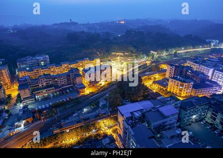 Chongqing, Chongqing, China. 30th Aug, 2018. Chongqing, CHINA-Scenery of Youxi Town in southwest China's Chongqing. Credit: SIPA Asia/ZUMA Wire/Alamy Live News Stock Photo