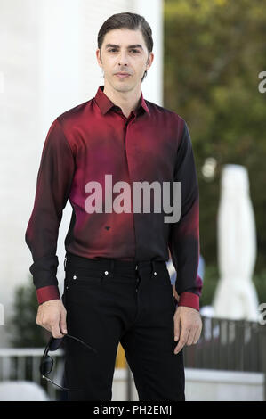 Venice, Italy. 28th Aug, 2018. Host of the festival Michele Riondino attends a photocall ahead of the 75th Venice Film Vestival at Palazzo del Casino on August 28, 2018 in Venice, Italy. | Verwendung weltweit Credit: dpa/Alamy Live News Stock Photo