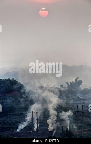 Chongqing, Chongqing, China. 30th Aug, 2018. Chongqing, CHINA-Scenery of Youxi Town in southwest China's Chongqing. Credit: SIPA Asia/ZUMA Wire/Alamy Live News Stock Photo