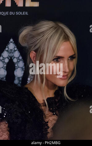 Las Vegas, USA. 29th August 2018. Ashlee Simpson Ross walks the red carpet at the celebration of Michael Jackson's 60th birthday on August 29th 2018 at Mandalay Bay in Las Vegas, NV. Credit: The Photo Access/Alamy Live News Stock Photo