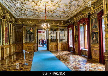 Schwerin Palace interior, Schweriner Schloss, Schwerin, Mecklenburg ...