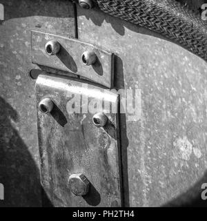 Metal screws construction Stock Photo