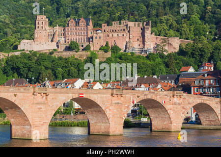 Old bridge, Heidelberg, Baden-Wurttemberg, Germany Stock Photo