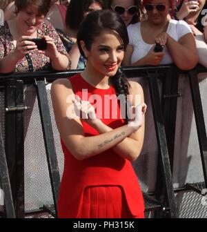 Liverpool,Uk X Factor judges arrive in city for Auditions stage of tv competition credit Ian Fairbrother/Alamy Stock Photos Stock Photo