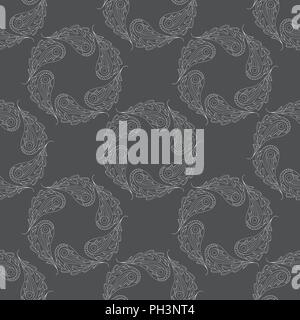 Abstract leaves vector seamless background for wallpaper, wrapping paper, textile design, surface, fabric. Stock Vector