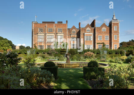 Hatfield House, in Hatfield, Hertfordshire, England. UK Stock Photo