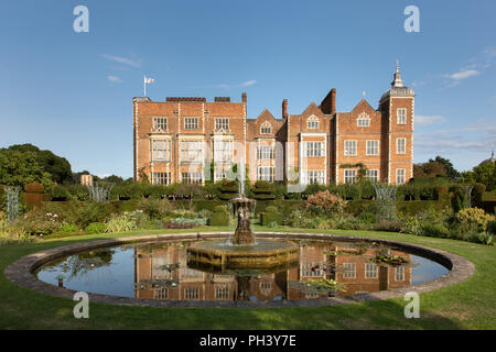 Hatfield House, in Hatfield, Hertfordshire, England. UK Stock Photo