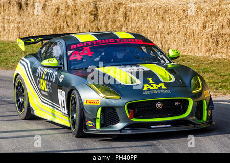 Mission Motorsport launch the Invictus Games Racing Team Jaguar F-Type at  the Autosport International Racing Car Show at NEC Stock Photo - Alamy