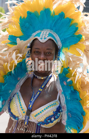 Canada,Quebec, Montreal, Carifiesta 2018, Caribbean parade and carnival Stock Photo