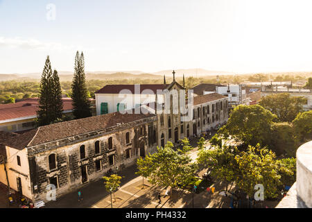 A typical view in Leon Nicaragua Stock Photo
