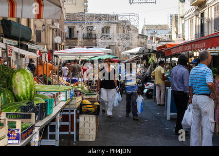 Ballarò Food Market, Palermo, Sicily Stock Photo