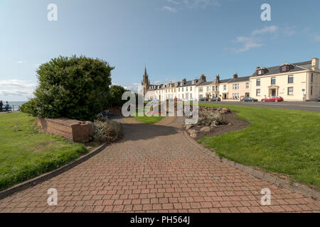 Adrossan Harbour, Saltcoast, Stevenston Coastline Landmarks Stock Photo