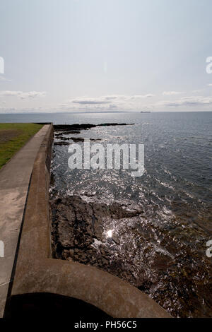 Adrossan Harbour, Saltcoast, Stevenston Coastline Landmarks Stock Photo