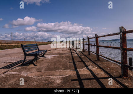 Adrossan Harbour, Saltcoast, Stevenston Coastline Landmarks Stock Photo