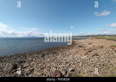Adrossan Harbour, Saltcoast, Stevenston Coastline Landmarks Stock Photo