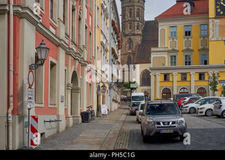 Old historical town of Bautzen Budisyn Stock Photo