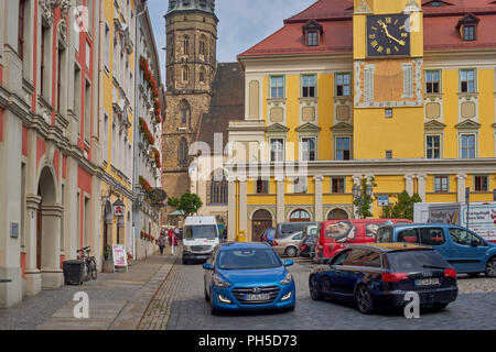 Old historical town of Bautzen Budisyn Stock Photo