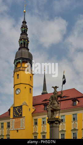 Old historical town of Bautzen Budisyn Stock Photo