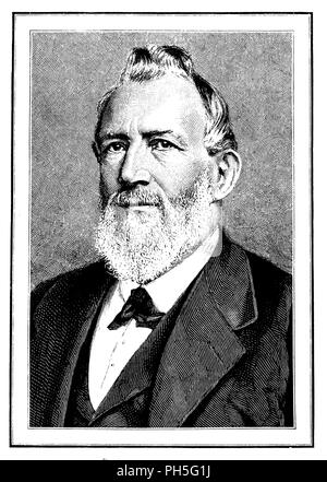 Emil Heinrich du Bois Reymond (born November 7, 1818 in Berlin, † December 26, 1896 in Berlin), Stock Photo