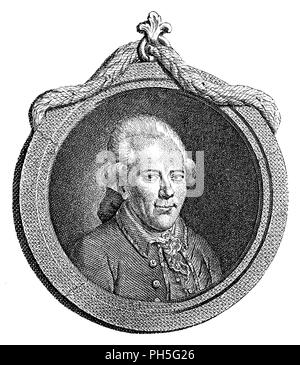Lichtenberg, Georg Christoph (1742-1799), mathematician, naturalist and the first German professor of experimental physics in the Age of Enlightenment,   1910 Stock Photo