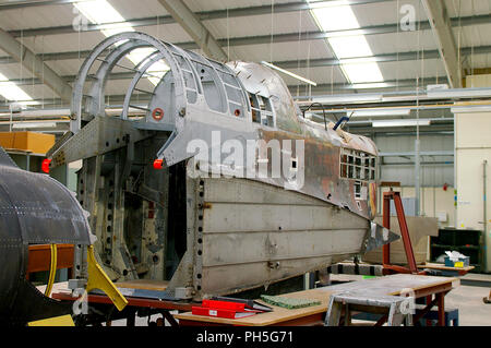 RAF WW2 war plane fuselage detail Stock Photo - Alamy