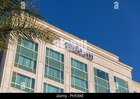 Hilton Santa Clara, Hilton Hotel; Santa Clara, California, USA Stock ...