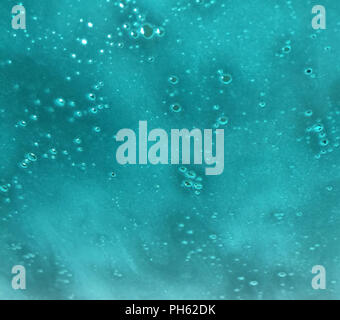 An abstract picture made from soap suds On glass to be used as a background Stock Photo