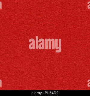 Red felt table surface close up. Seamless texture and background Stock Photo