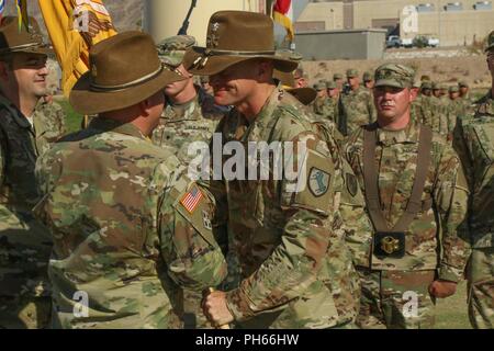 U.S. Army Lt. Col. Christopher Mahaffey (left), The Commander Of 5th ...